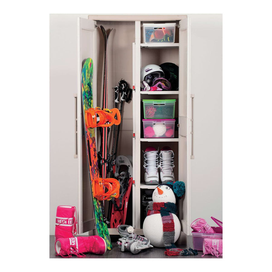 Bricocenter GULLIVER MULTISPACE CABINET AND BROOM CUPBOARD XL 80X44X182H WATERPROOF SAND/BERIGE