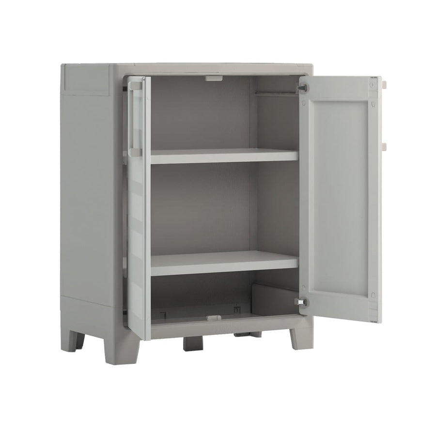 Bricocenter XL LOW GULLIVER CABINET 80x44x100H WATERPROOF SAND/BEIGE