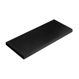 W36xD15.5xH1.8CM WOODEN SINK IN BLACK COLOR