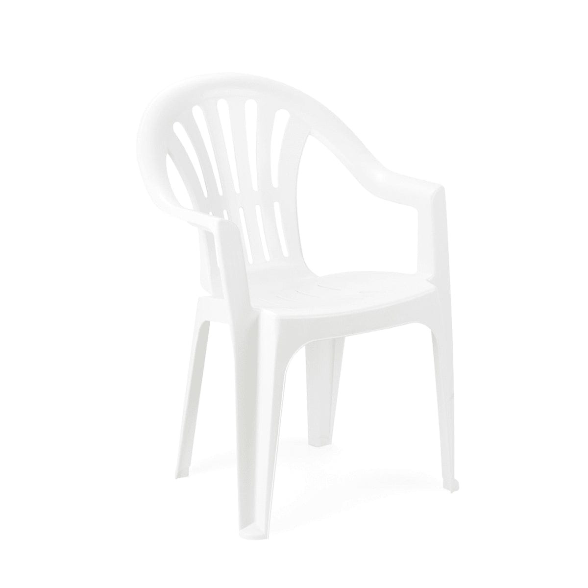 Bricocenter KONA STACKABLE WHITE RESIN GARDEN CHAIR