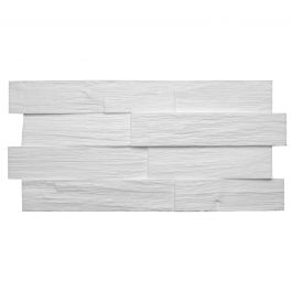 5 POLYSTYRENE DECORATIVE WALL PANELS 50X23.5CM WOOD EFFECT 0.59SQM