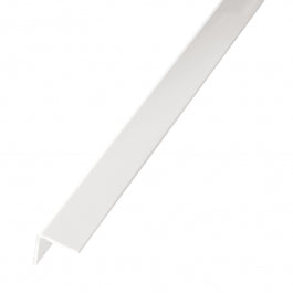 PVC ANGULAR PROFILE 30x30x1MM 1M MATT WHITE