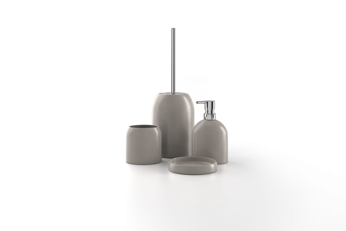 Bricocenter BIRD TOOTHBRUSH HOLDER - DOVE GREY