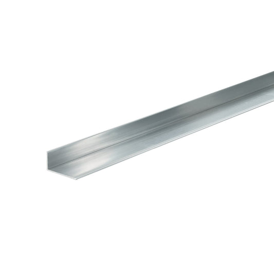 20x10mm 11m aluminium L-shaped angle profile, polished anodised