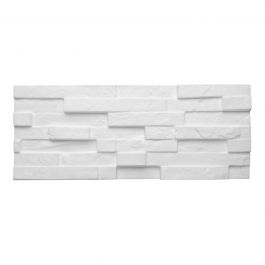 5 POLYSTYRENE DECORATIVE WALL PANELS 50X20CM STONE EFFECT 0.5SQM