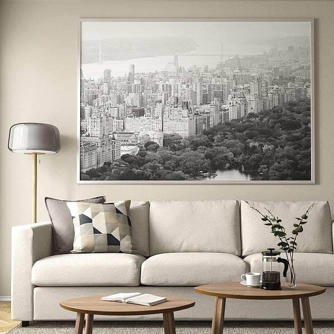 Ikea BJORKSTA painting/Panoramic city view, 200x140 cm