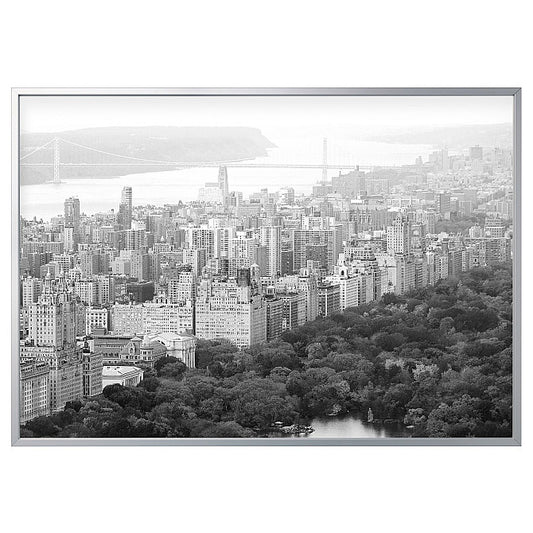 BJORKSTA painting/Panoramic city view, 200x140 cm