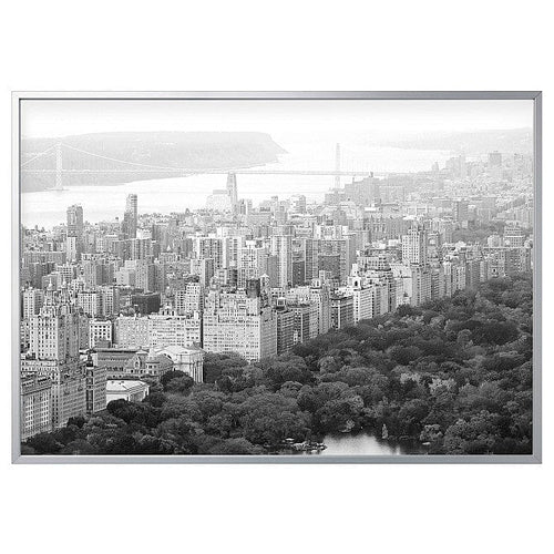 BJÖRKSTA picture, panoramic city view, 200x140 cm