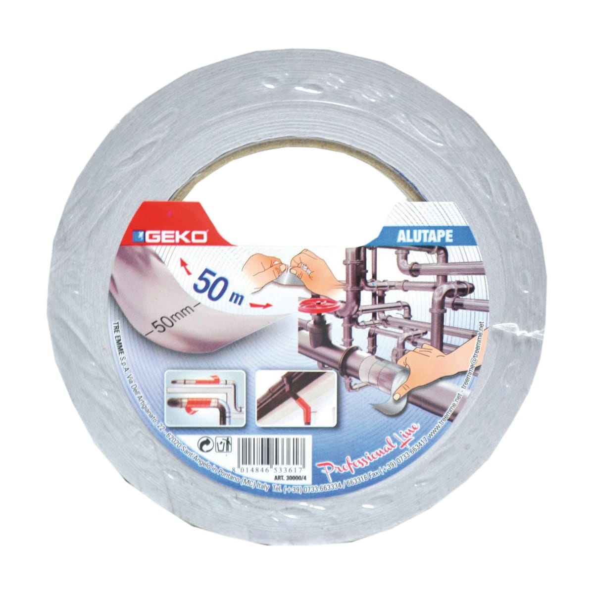 ALUMINIUM TAPE MM 50X50 MT