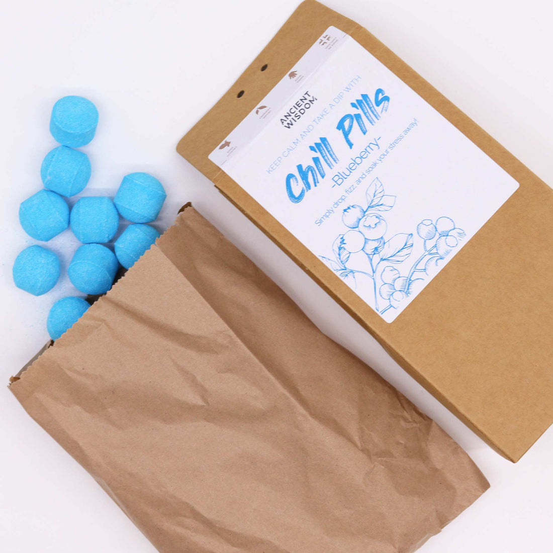 Chill Pills Gift Pack 350g - Blueberry
