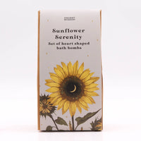 Sunflower Serenity Bath Heart Gift Set