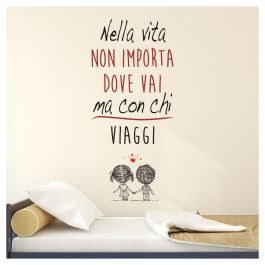 STICKER WORDS UP NO MATTER WHERE YOU GO 47.5X70 CM