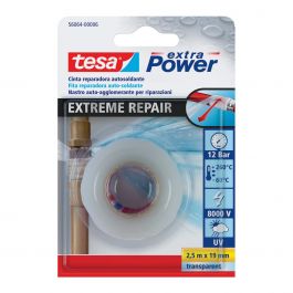 SELF-AMALGAMATING TRANSPARENT EXTREME REPAIR TAPE 19MMX2,5MT