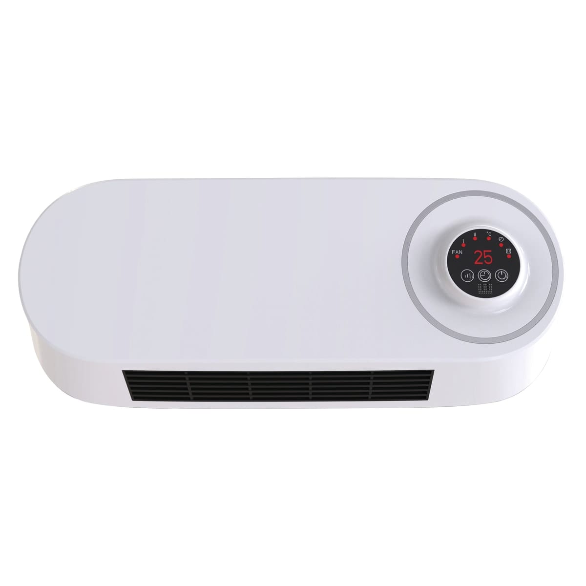 Bricocenter CERAMIC FAN HEATER CLEAR REMOTE CONTROL POWERS VENTILATION / 1 / 2 KW IP21