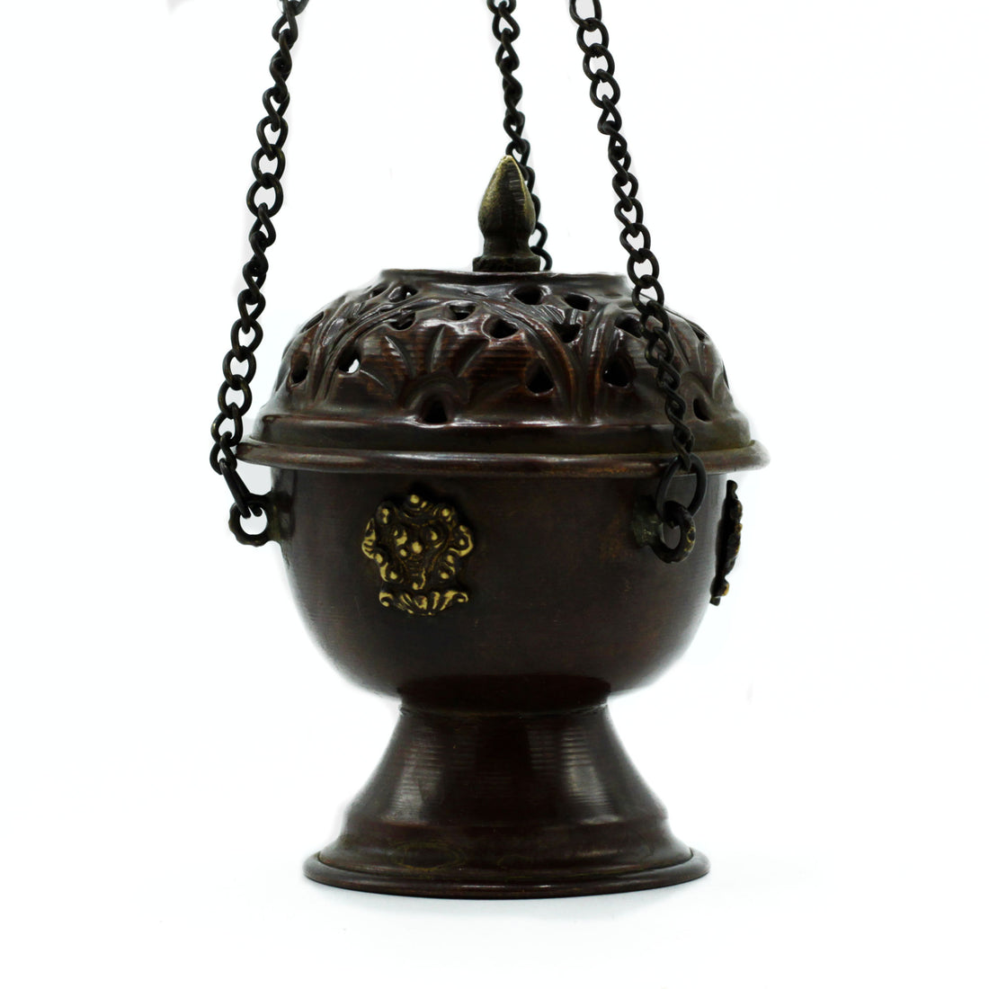 Copper Tibetan Incense Burner - Classic Hanging