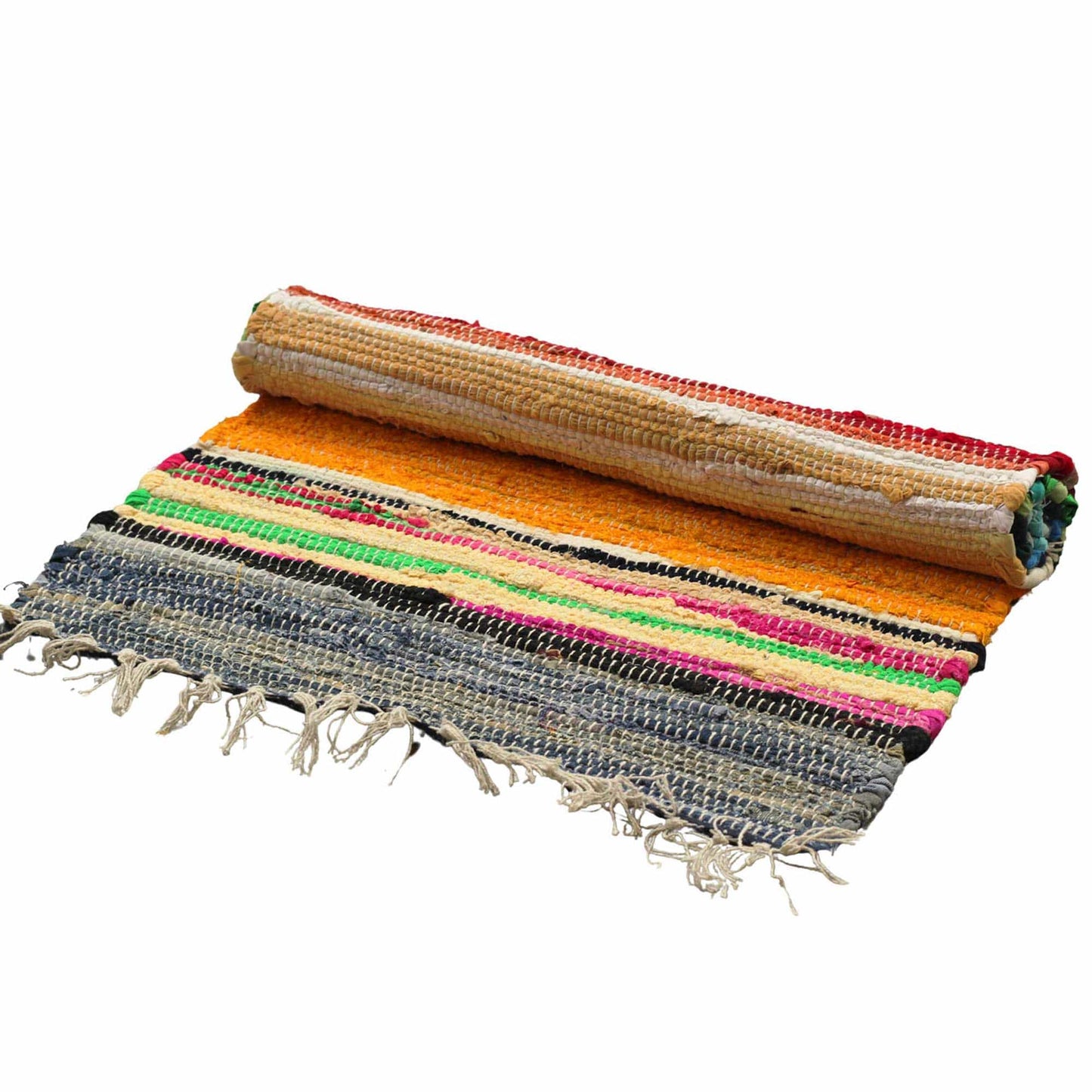 Bliss Room Rag Rug - 150x200cm - premium quality - Rainbow Colours