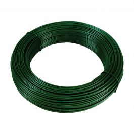 PLASTIC-COATED METAL WIRE SP. 1.1 MM 50 M GREEN