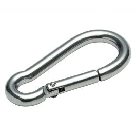 STAINLESS STEEL FIREFIGHTER CARABINER 166KG D6MM L60