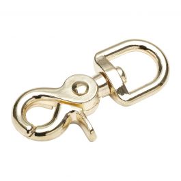 BRASS-PLATED ZAMAK CLIP D.15 PTA