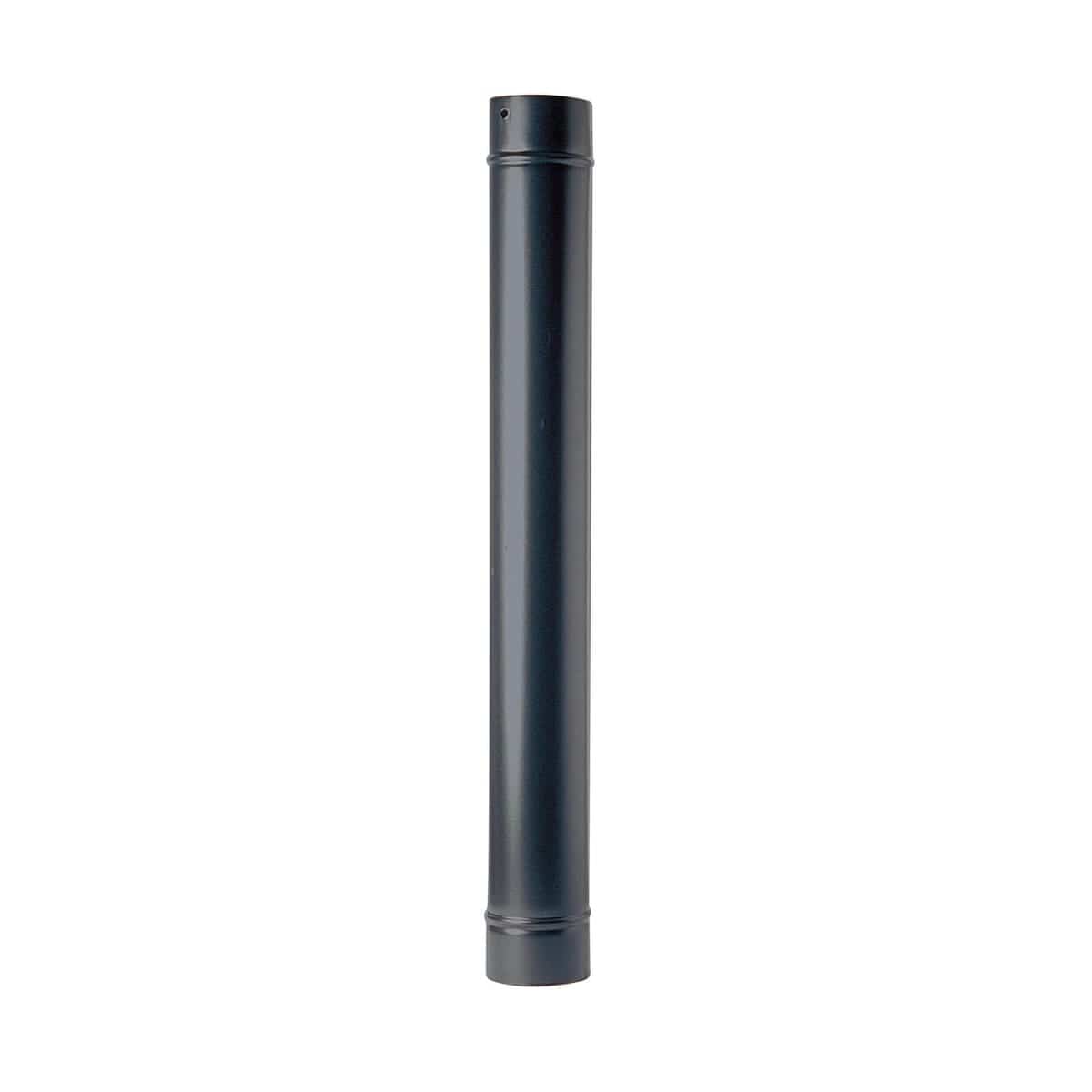 Bricocenter TUBO LEGNA SPESSORE 0.5MM L 1000 DIA120 MM SMALTATO NERO