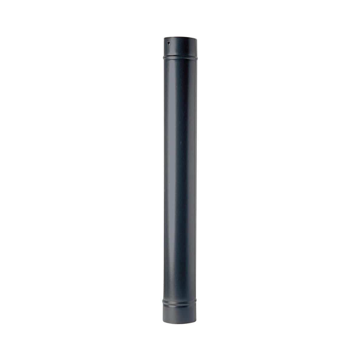 Bricocenter WOOD TUBE 0.5 MM THICK L 500 DIA120 MM ENAMELLED BLACK