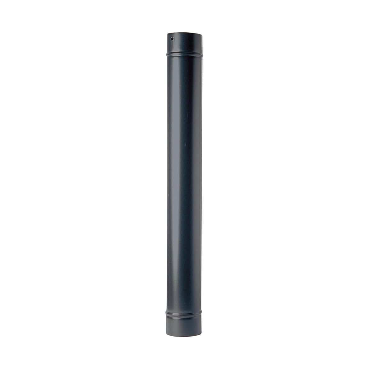 Bricocenter TUBO LEGNA SPESSORE 0.5MM L 1000 DIA130 MM SMALTATO NERO