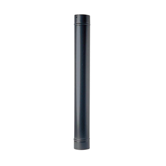 Bricocenter TUBO LEGNA SPESSORE 0.5MM L 1000 DIA130 MM SMALTATO NERO
