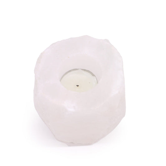 Bliss Crystal Rock Himalayan Salt Candle Holder 600-800g