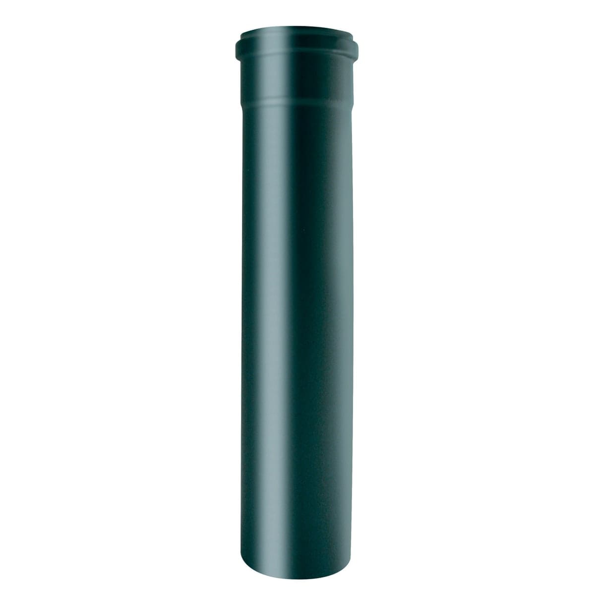 Bricocenter STEEL PELLET TUBE THICKNESS 1.2MM L1000 DIA100 MM ENAMELED BLACK