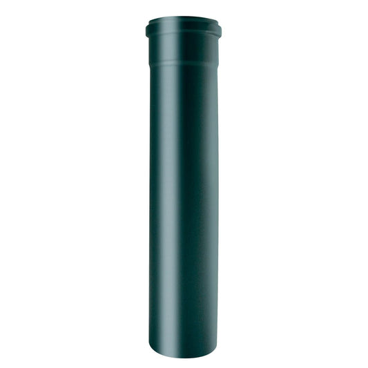 Bricocenter STEEL PELLET TUBE THICKNESS 1.2MM L1000 DIA100 MM ENAMELED BLACK
