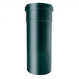 STEEL PELLET TUBE THICKNESS 1.2 MM L250 DIA100 MM ENAMELLED BLACK