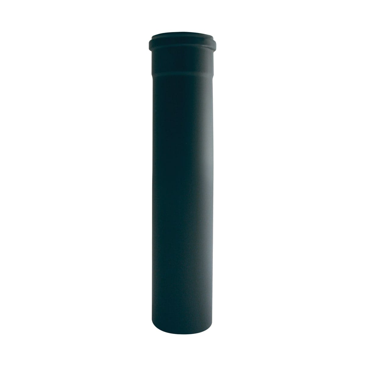 Bricocenter TUBO ACCIAIO PELLET L 1000 DIA.80 MM NERO SPESSORE 1.2MM SMALTATO