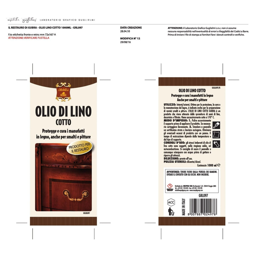 Bricocenter BOILED LINSEED OIL 1000 ML