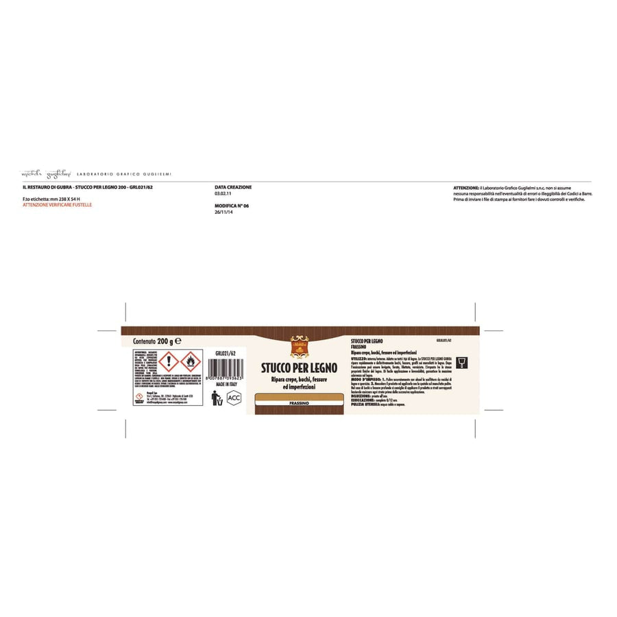Bricocenter DARK WALNUT WOOD FILLER 200 G