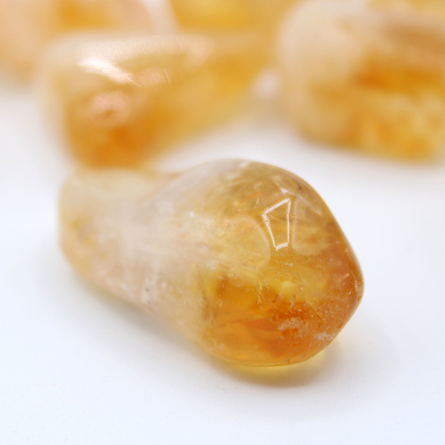 L Tumble Stone - Citrine - Brazil