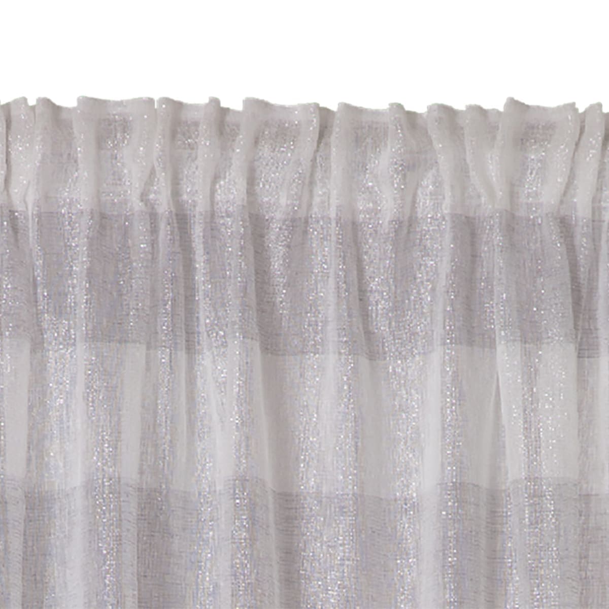 Bricocenter GOLDY SILVER FILTER CURTAIN 140X300 CM HIDDEN LOOP AND WEBBING