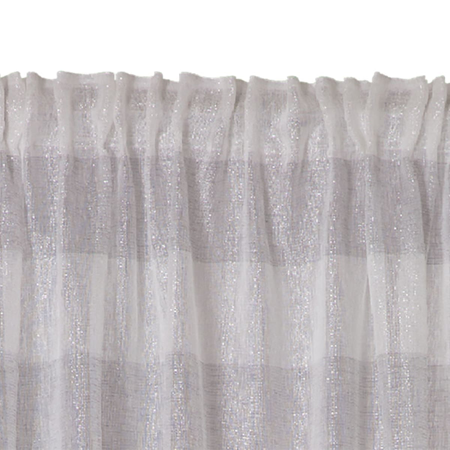Bricocenter GOLDY SILVER FILTER CURTAIN 140X300 CM HIDDEN LOOP AND WEBBING