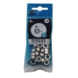 30 STAINLESS STEEL HEX NUT A4