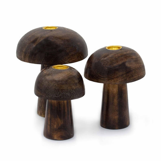 Bliss Set of 3 Incense Cone Mushrooms ((10cm 9cm 8cm)