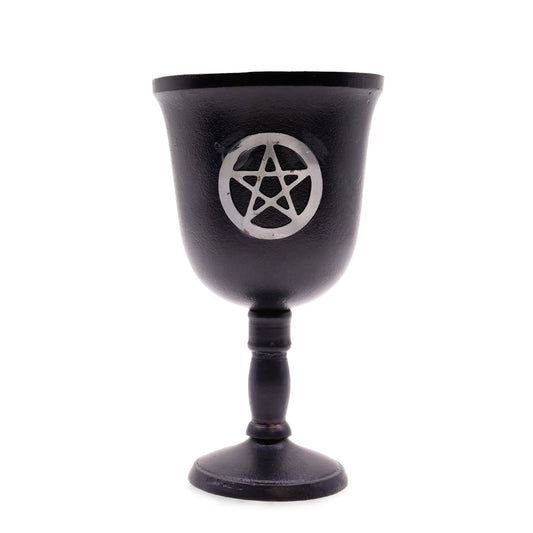 Bliss Iron Ritual Goblet - Pentagon - 20x11cm