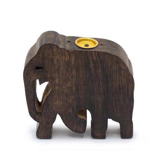 Elephant Incense Cone and Stick Holder