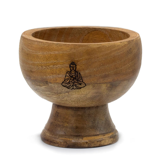 Bliss Lrg Ritual Bowl Incense Cone Holder 11x10 cm - Buddha