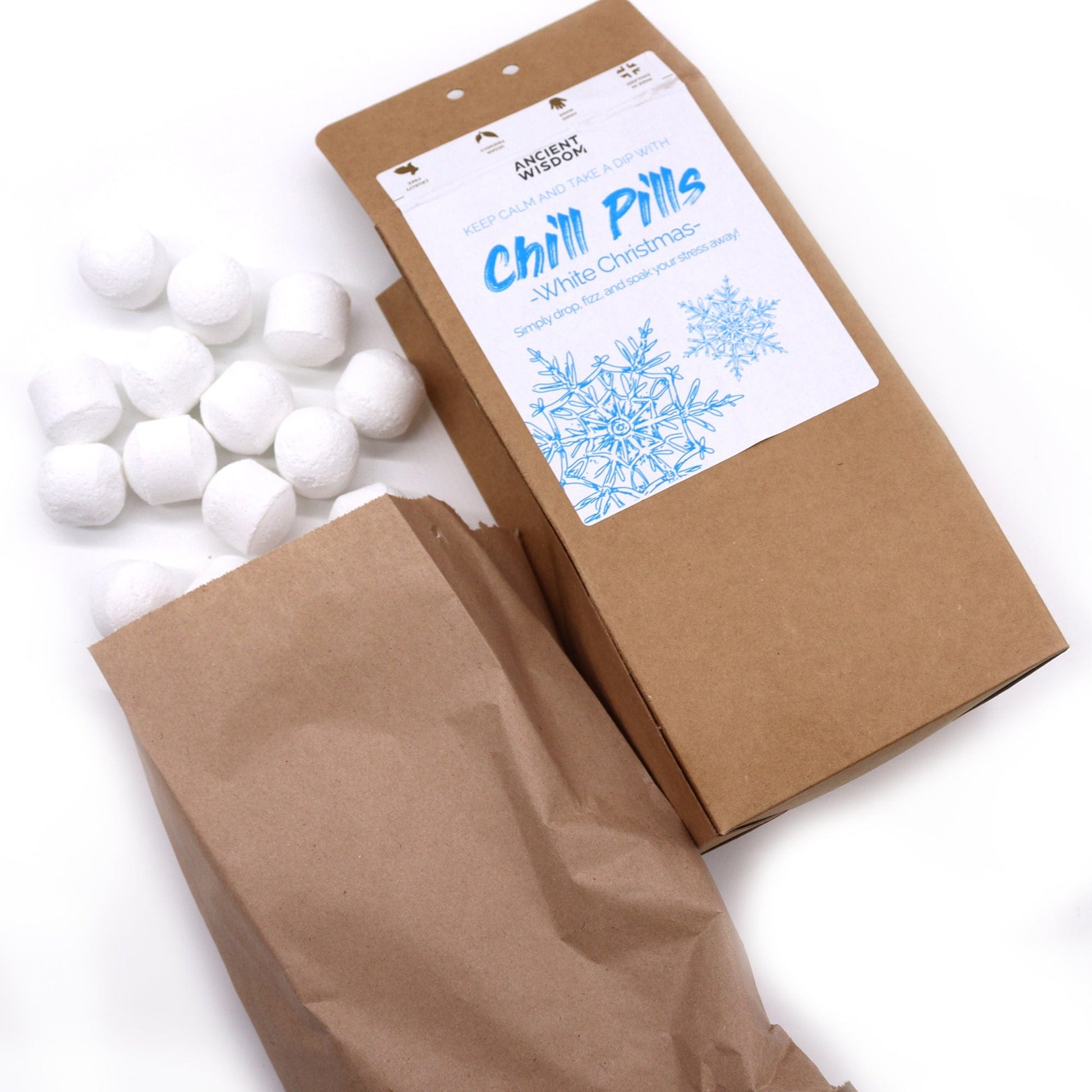 Bliss Chill Pills Gift Pack 350g - White Christmas