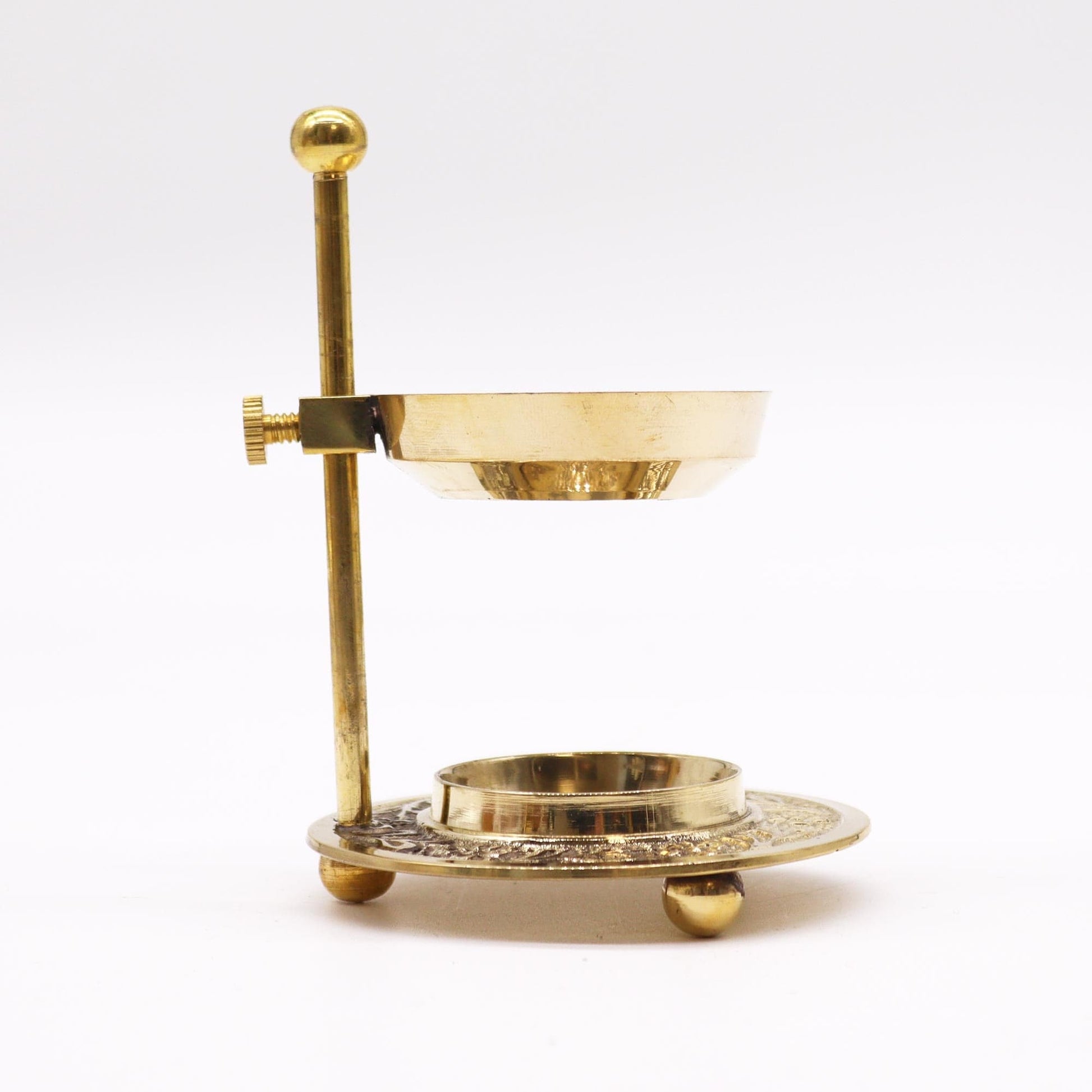 Bliss Brass Resin Incense Warmer - Adjustable