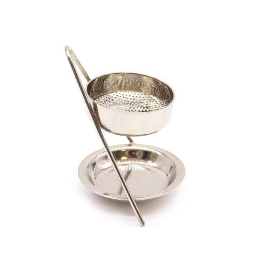 Bliss Plated Brass Resin Incense Warmer - Fixed