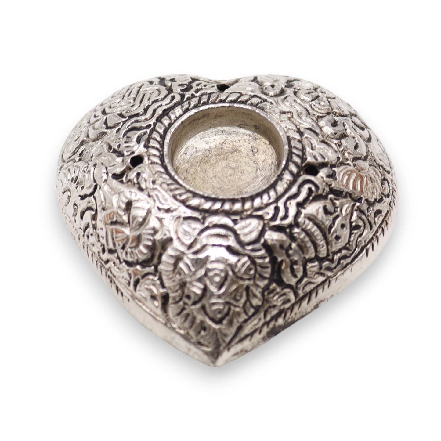 Bliss Small Heart Incense Holder 6x5.5x1.5cm