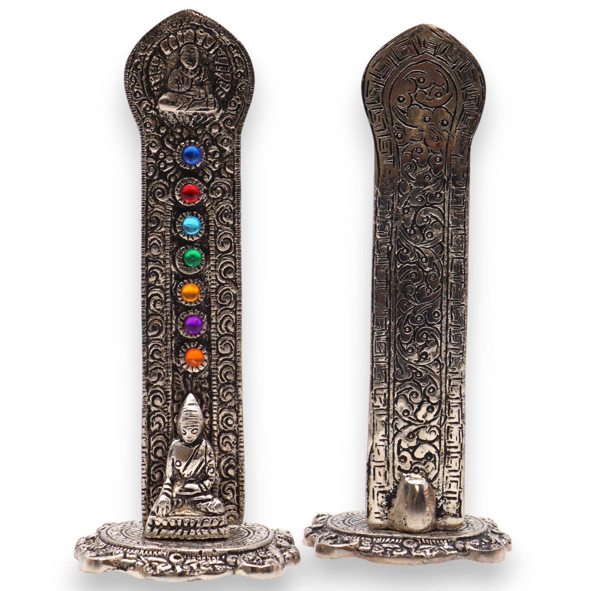 Bliss 7 Chakra Tower Buddha Incense Holder 16x6x7cm