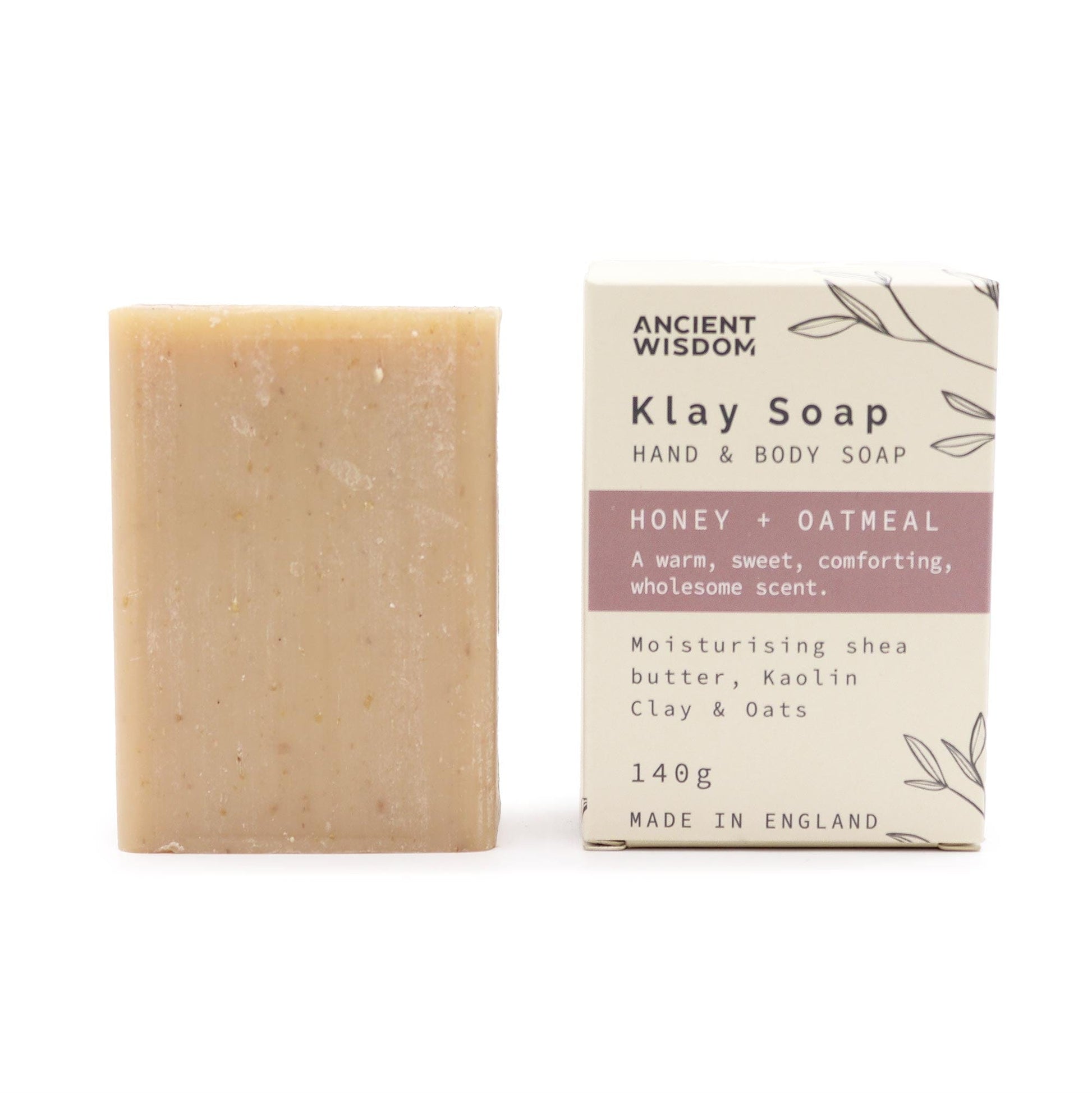 Bliss Klay Soap - Honey Oatmeal