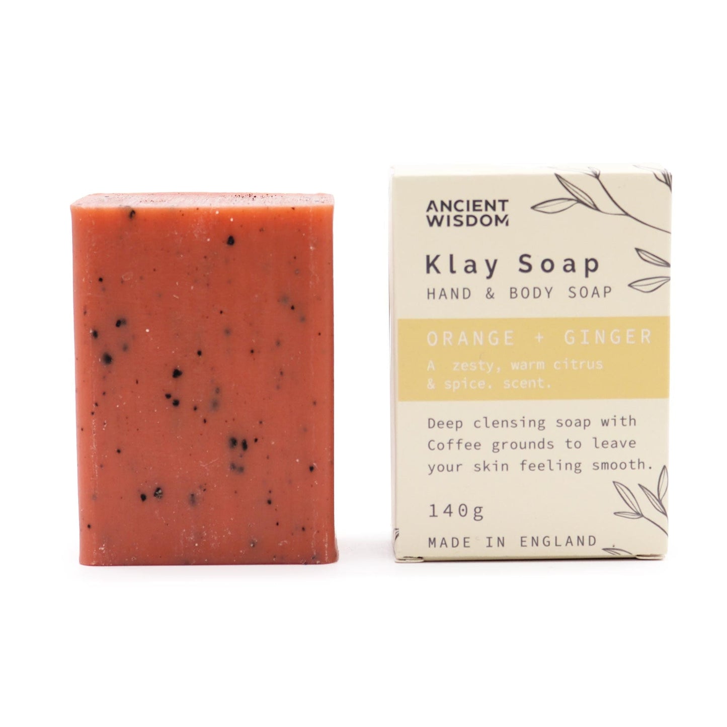 Bliss Klay Soap - Orange and Ginger
