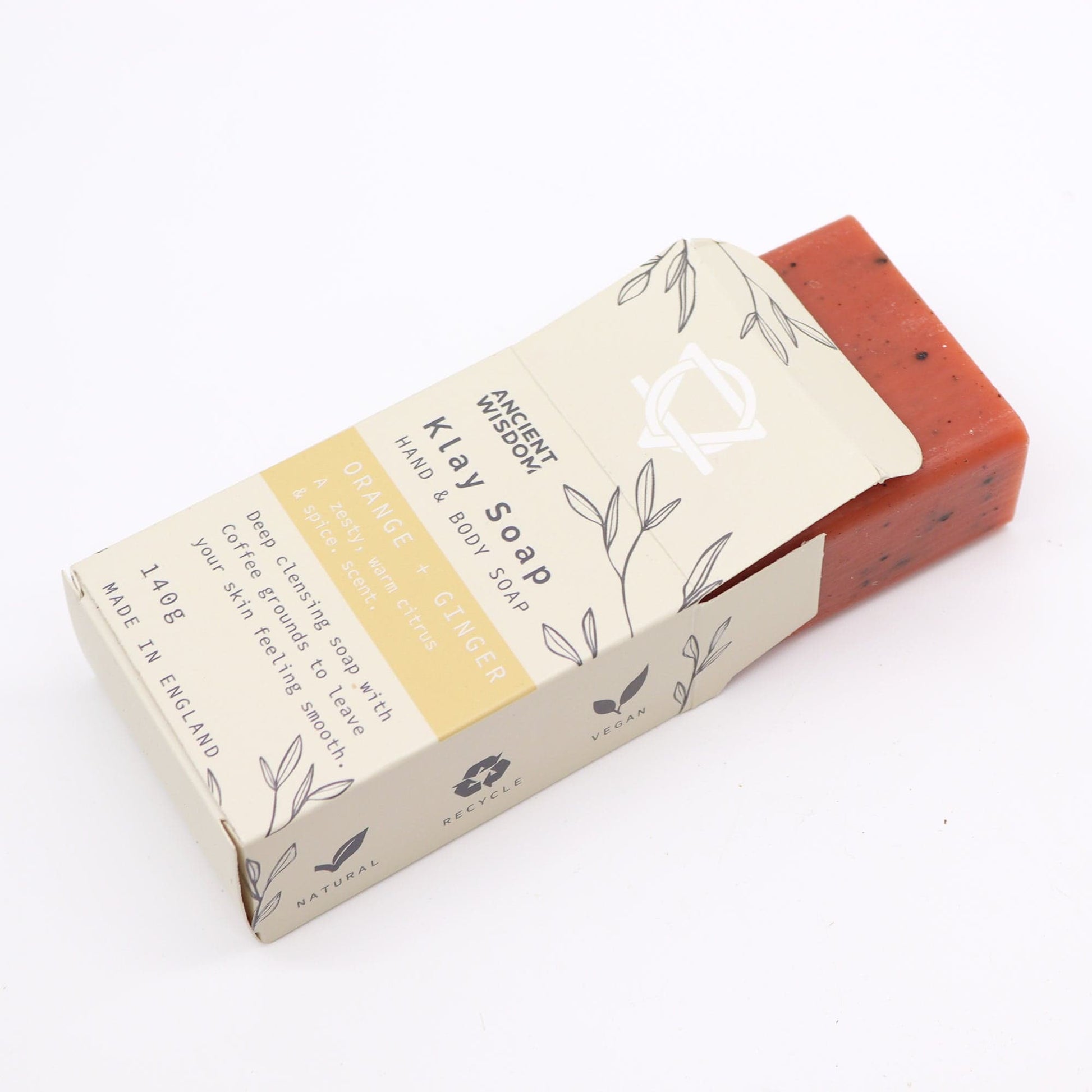 Bliss Klay Soap - Orange and Ginger